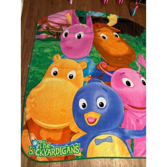 Nick Jr. Backyardigans xl fleece blanket 58"x48" vintage - Picture 1 of 4